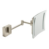 Alfi Brand Brushed Nickel Wall Mnt Sqr 8" 5x Magnifying Cosmetic Mirror W/ Light ABM8WLED-BN